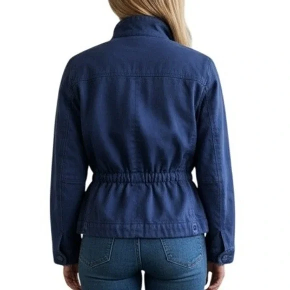G Star RAW Women Arc Pilot 3D Padded Jacket Dark Wash Denim XS Small NWT $210 - Picture 7 of 14